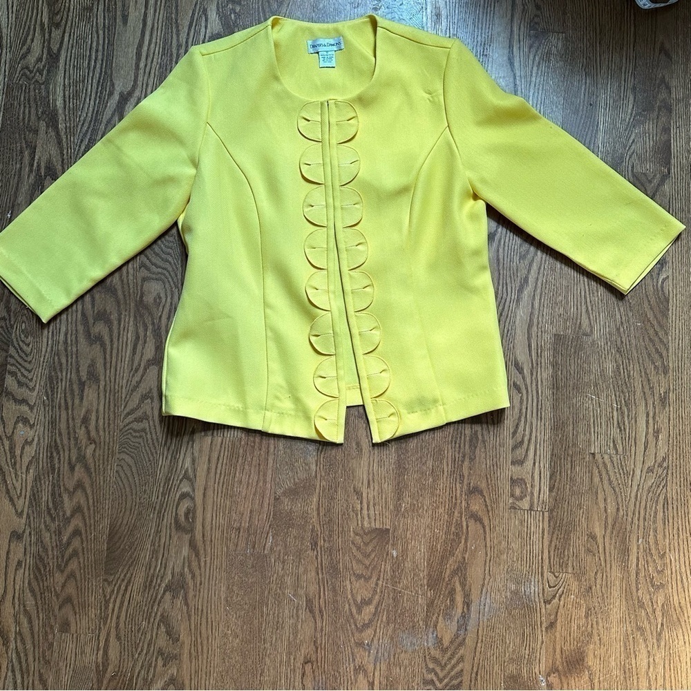 Vintage Draper and Damon Open Suit Jacket Size 12